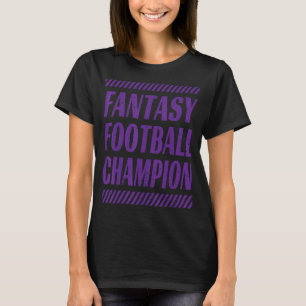 FANTASY FOOTBALL CHAMPION DISTRESSEITE ENTWURF FOO T-Shirt