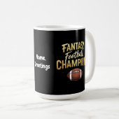 Fantasy Football Champion dominiert wie ein Pro Kaffeetasse (VorderseiteRechts)