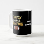 Fantasy Football Champion dominiert wie ein Pro Kaffeetasse (Vorderseite Links)