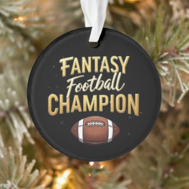 Fantasy Football Champion dominiert wie ein Pro Ornament