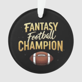 Fantasy Football Champion dominiert wie ein Pro Ornament