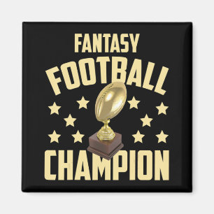 Fantasy Football Champion Entwurf Party Magnet