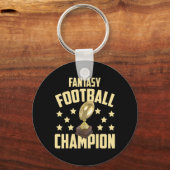 Fantasy Football Champion Entwurf Party Schlüsselanhänger (Vorderseite)