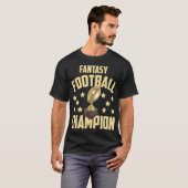 Fantasy Football Champion Entwurf Party T-Shirt (Vorne ganz)