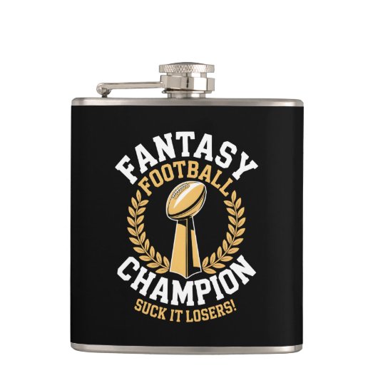 Fantasy Football Champion Flachmann (Vorderseite)