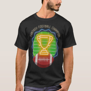 Fantasy Football Champion GOAT League Championship T-Shirt