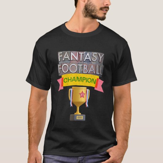 Fantasy Football Champion League 1. Meisterschaft T-Shirt (Vorderseite)