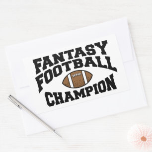 Fantasy Football Champion Rechteckiger Aufkleber