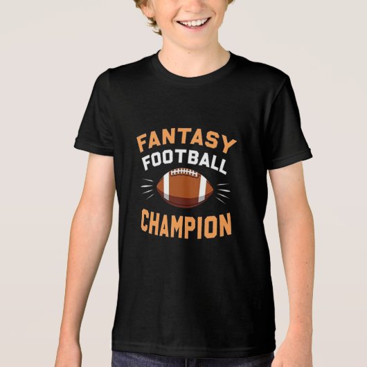 Fantasy Football Champion T - Shirt Draft Day Leag (Vorderseite)