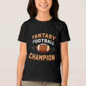 Fantasy Football Champion T - Shirt Draft Day Leag (Vorderseite)