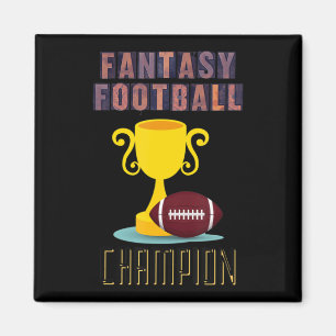 Fantasy Football Champion Trophäe Gewinner Magnet