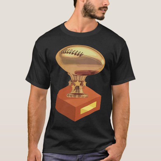 Fantasy Football Champion Trophy T T-Shirt (Vorderseite)