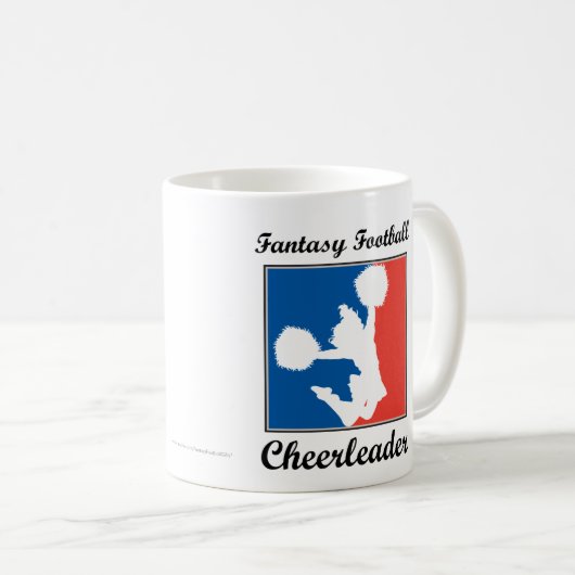 Fantasy Football Cheerleader Kaffeetasse (VorderseiteRechts)