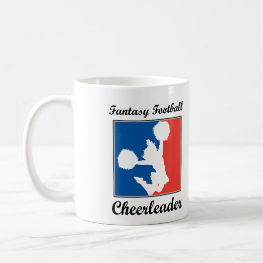 Fantasy Football Cheerleader Kaffeetasse (Links)