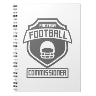 fantasy-football-Commissioner-gray-01 Notizblock