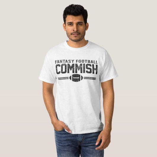 Fantasy Football Commissions T-Shirt (Vorne ganz)