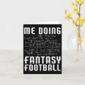 Fantasy Football Day Funny Fantasy Fantasy Fantasy Karte (Gelbe Blume)