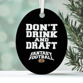 Fantasy Football Dont Drinks und Entwurf Ornament Aus Metall