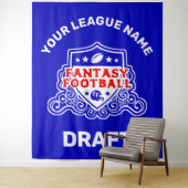 Fantasy Football Draft Emblem Tapestes Wandteppich (Beispiel)