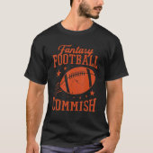 Fantasy Football Draft Fantasy Football Commission T-Shirt (Vorderseite)
