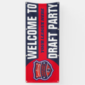 Fantasy Football Draft Party Banner (Vertikal)
