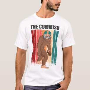 Fantasy Football Draft Party Trophy Funny Commiss T-Shirt