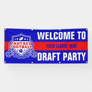 Fantasy Football Emblem Entwurf Party Banner
