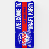 Fantasy Football Emblem Entwurf Party Banner (Vertikal)
