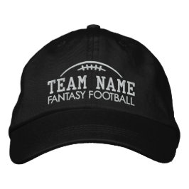 Fantasy Football Fangerät mit Ihrem Teamnamen Bestickte Baseballkappe