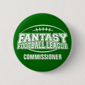 Fantasy Football FFL Kommissarin Button (Vorderseite)