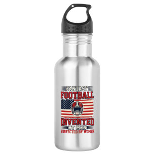 Fantasy Football Frauen Vintage Sportshirt_1 Edelstahlflasche