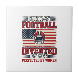 Fantasy Football Frauen Vintage Sportshirt_1 Fliese
