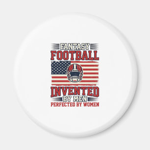 Fantasy Football Frauen Vintage Sportshirt_1 Magnet