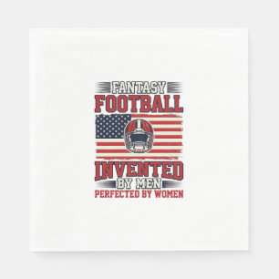 Fantasy Football Frauen Vintage Sportshirt_1 Serviette