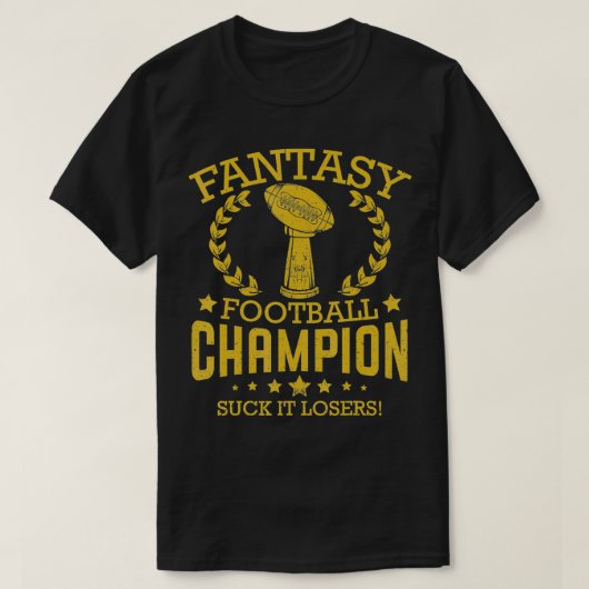 Fantasy Football Funny Champ Champion Entwurf 2019 T-Shirt (Design vorne)