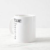 Fantasy Football Funny - Go Team  Kaffeetasse (Vorderseite Links)