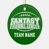 Fantasy Football - Funny Sports Gift Keramik Ornament (Links)