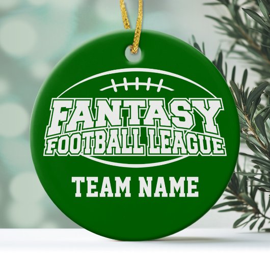 Fantasy Football - Funny Sports Gift Keramik Ornament