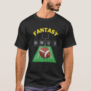 Fantasy Football Genius Champion League Meistersch T-Shirt