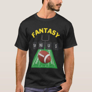 Fantasy Football Genius Champion League Meistersch T-Shirt