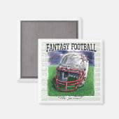 Fantasy Football Genius Gear Magnet (Vorderseite/Rückseite)