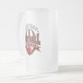 Fantasy Football Gewesene FFL League Mattglas Bierglas (Vorderseite Links)