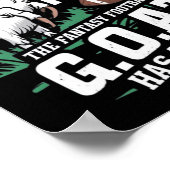 Fantasy Football Goat Shirt League Champion Champ Poster (Ecke)
