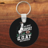 Fantasy Football Goat Shirt League Champion Champ Schlüsselanhänger (Vorderseite)