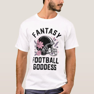 Fantasy Football Goddess Sports League Entwurf T-Shirt