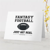 Fantasy Football Got einfach echt Karte (Gelbe Blume)