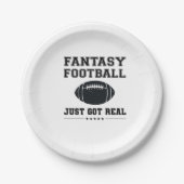Fantasy Football Got einfach echt Pappteller (Vorderseite)