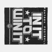 Fantasy Football in ihm zu gewinnen Fleecedecke (Vorderseite (Horizontal))