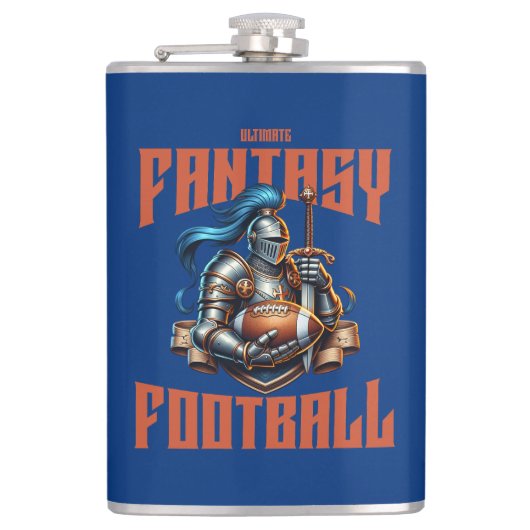 Fantasy Football Knight Flachmann (Vorderseite)