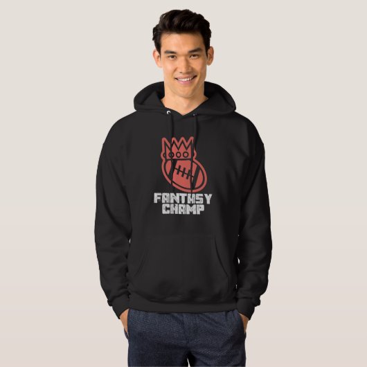 Fantasy Football League Champion Championship DFS Hoodie (Vorne ganz)